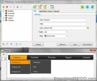 CSS menu suite - Expression web add-ins screenshot